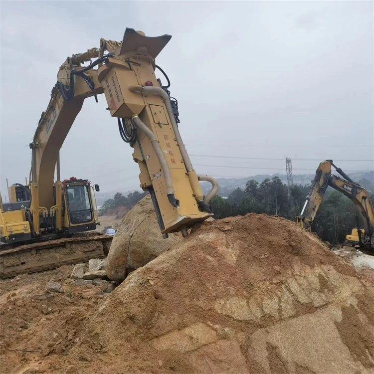 High-Efficiency Drill & Split All-in-One for Excavators, Hydraulic Powered Combo for Rapid Rock Breaking