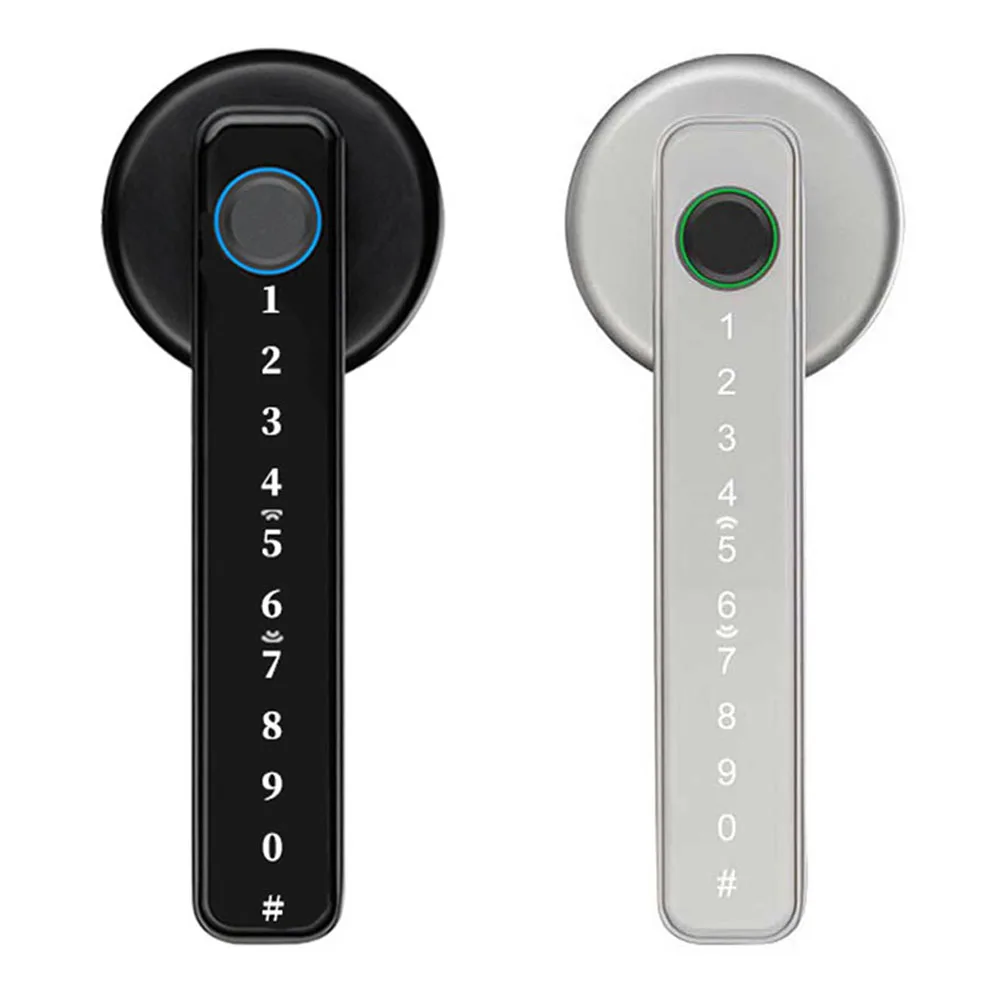 

Smart Fingerprint Electronic Door Lock with Touch Button for Tuya APP Bluetooth-Compatible for Hotel Apartment Office