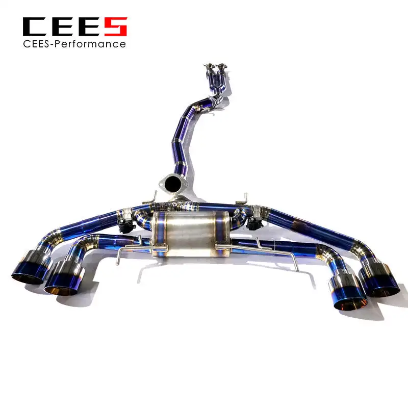 

Catback Exhaust For Nissan GT-R V6 3.8 2008+ Automobile Exhaust System Titanium alloy Pipe High Performance