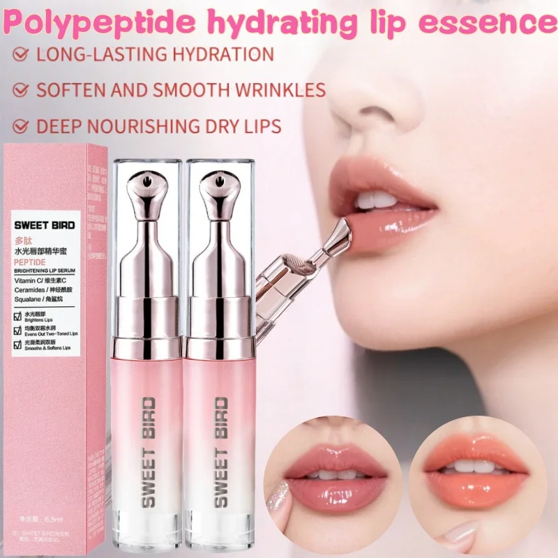 

Sweet Bird Lip Essence Cares for Chapped Lips, Moisturizes and Fades Dull Lip Lines, Moisturizes and Hydrates