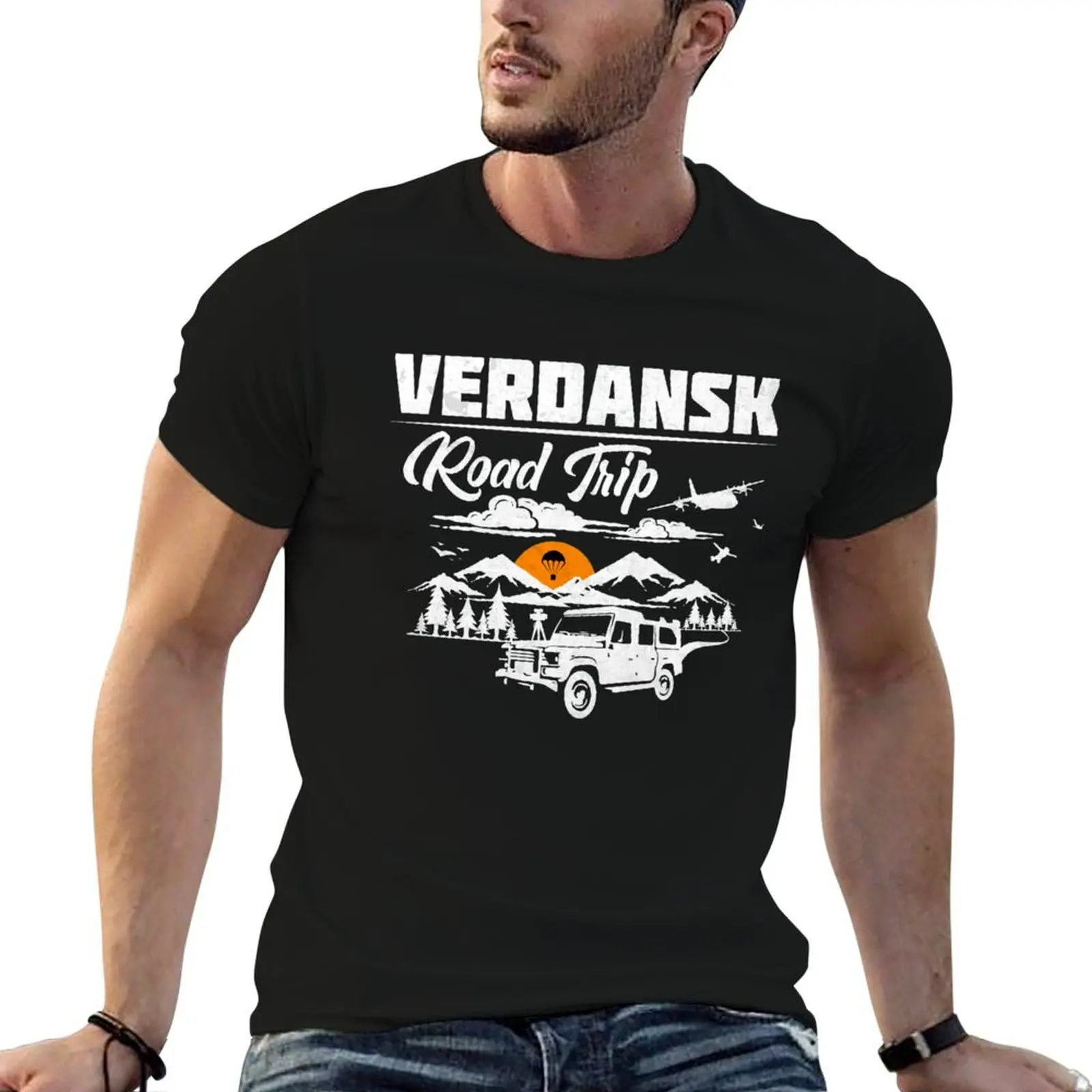 

Warzone/Verdansk Road Trip T-Shirt t shirts for man graphic vintage cotton t shirts man 100% T-Shirt