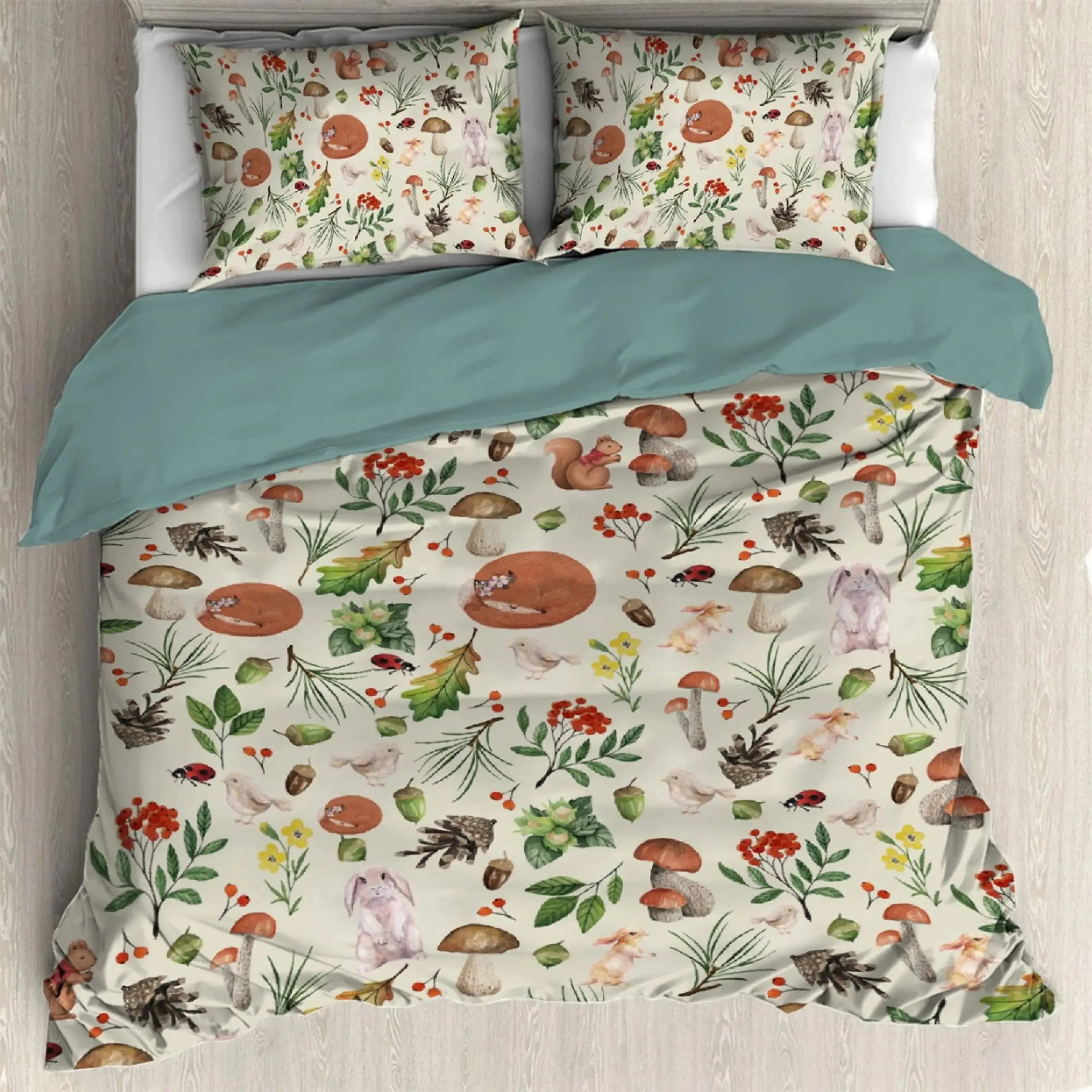 

Комплект постельного белья William Morris Strawberry Thief, размер Full/Queen, мягкий и нежный, для подростков/взрослых, пододеяльник