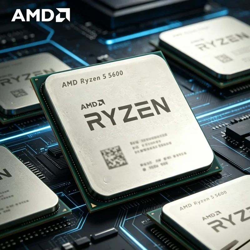 

AMD Original AMD R5 5600 Desktop Processor 3.5GHz 6 Core 12 Thread AM4 CPU For PC Gaming Server and Workstation Build