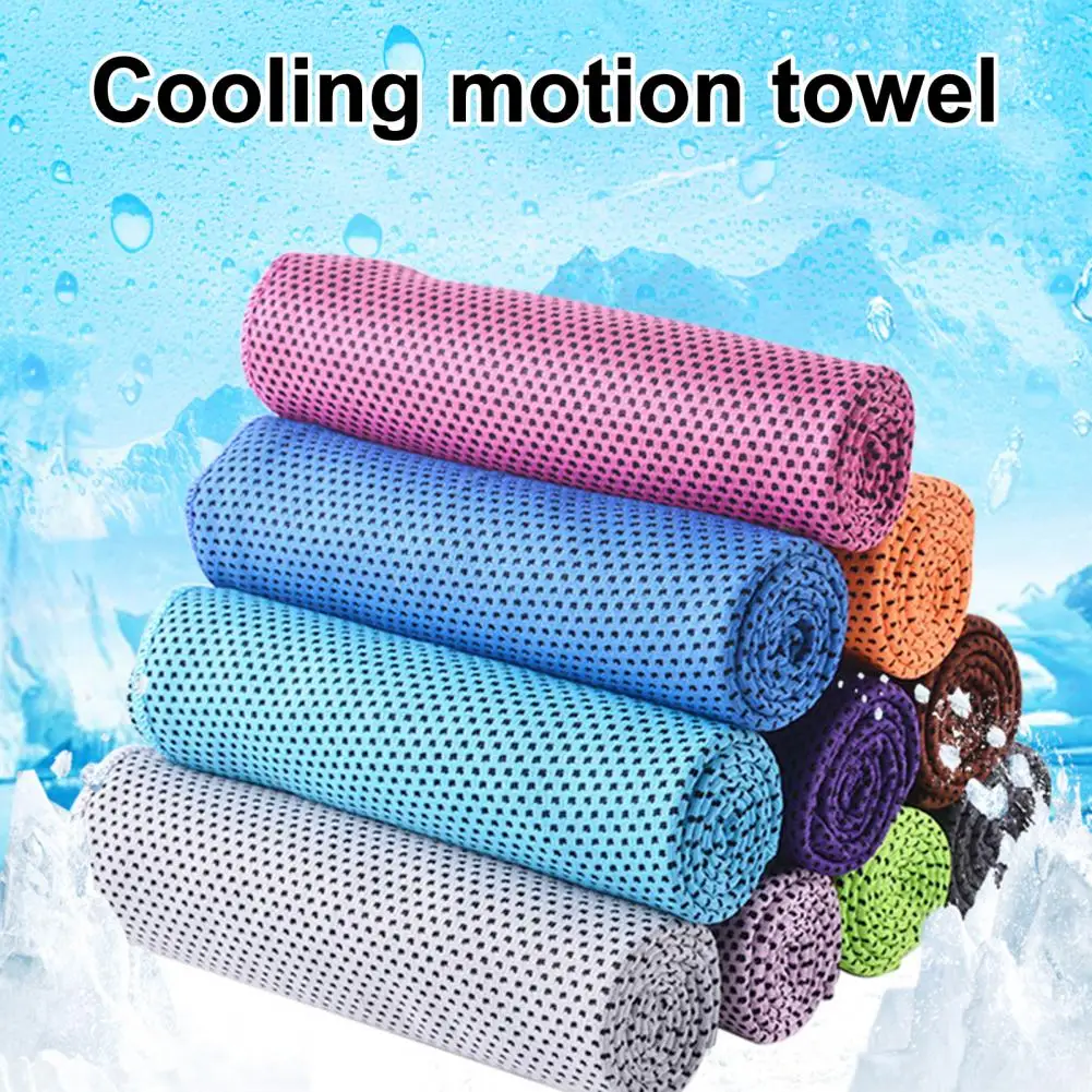 Sun Protection Cloth Towel for Neck Face Quick Dry Ice Towel 90x30cm Summer Heat Relief Wrap Sports Workout Recovery Accessory
