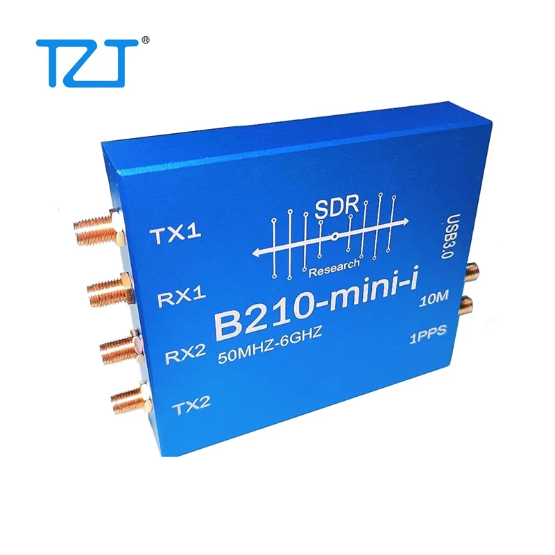 TZT 50MHz - 6GHz B210 mini Open-Source SDR Development Board with Shell Replacement for USRP Ettus UHD