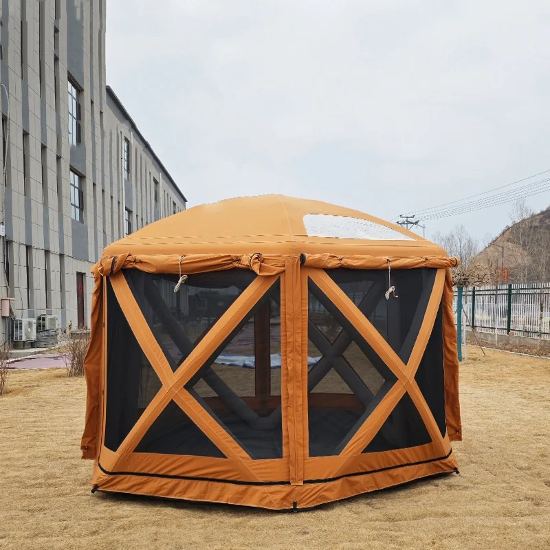 Foerstine Outdoor Camping 3-4 People Automatic Inflatable Tent Star Tent Traveling Cotton air Tent