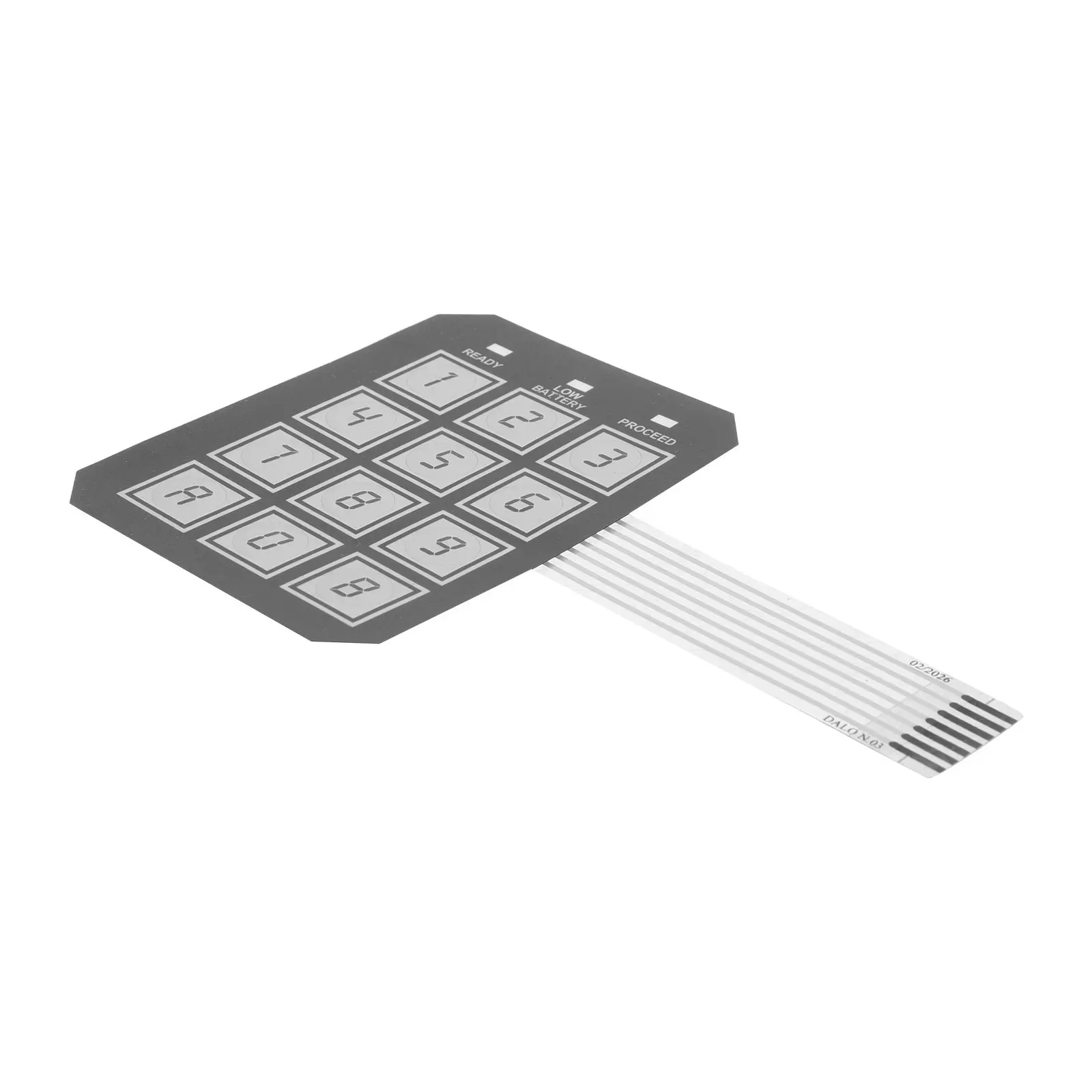 12 Button Safe Keypad Replacement Flush Mount Electronic Lock Panel for Cabinet Office Home Security Key Pad Security Key Pad