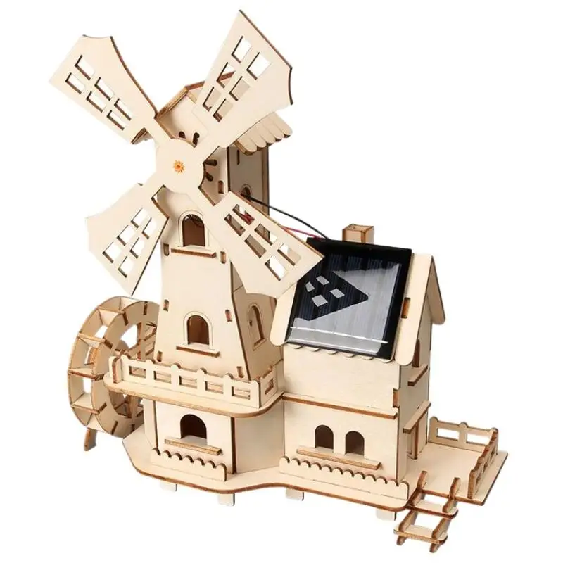 ☀1 Set 3D Wooden Jigsaw Puzzles Educational Science Experiments - Image 6