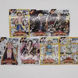 Anime ONE PIECE SSR fruits series collection card Boa Hancock Shirahoshi SANJI Nefertari D. Vivi Children's toys Board game card