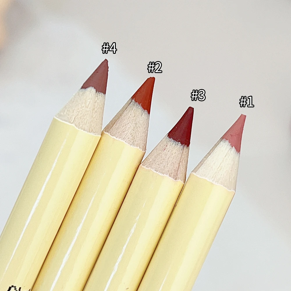 Waterdichte Matte Lipliner Lippenstift Potloden Non-Stick Cup Sexy Rode Contour Tint Hydraterende Langdurige Lip Liner Cosmetica