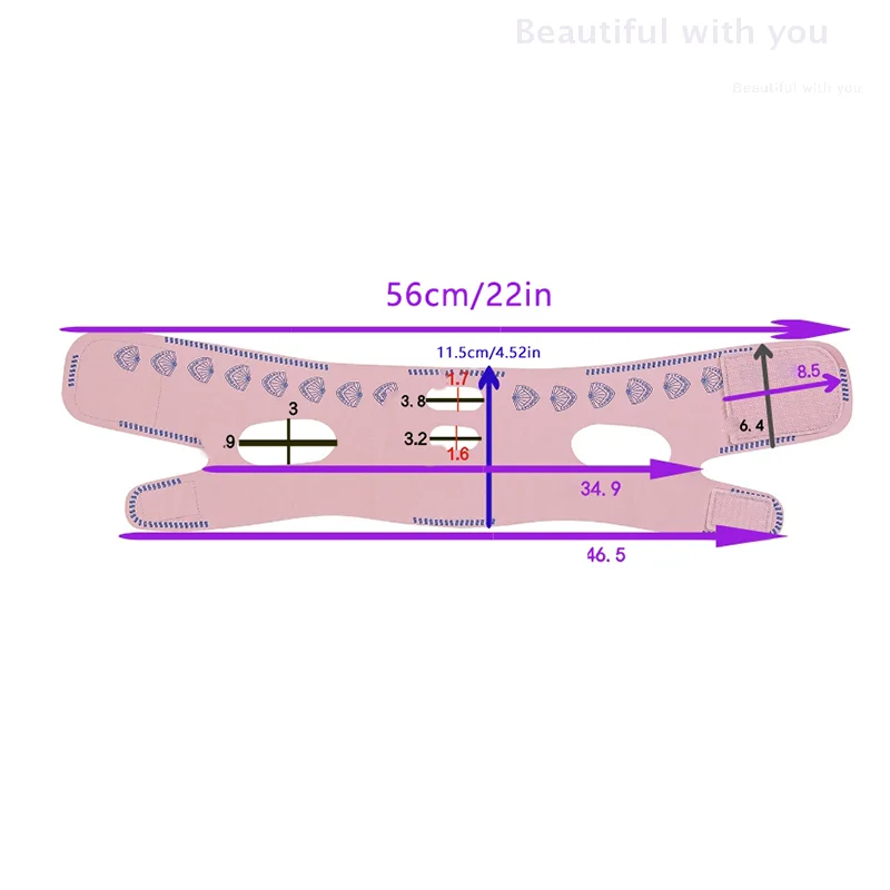 Women Chin Cheek Face Slimming Bandage Lift Up Belt Bilayer V Line Face Shaper Facial Anti Wrinkle Strap Skin Care Beauty Tools