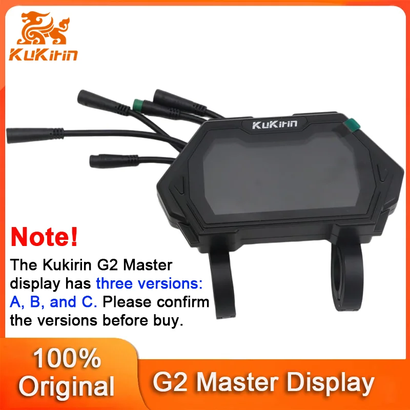 Version de tableau de bord d'affichage originale pour Scooter électrique maître Kukirin G2, Version A et B et C, affichage LCD, pièces de compteur numérique