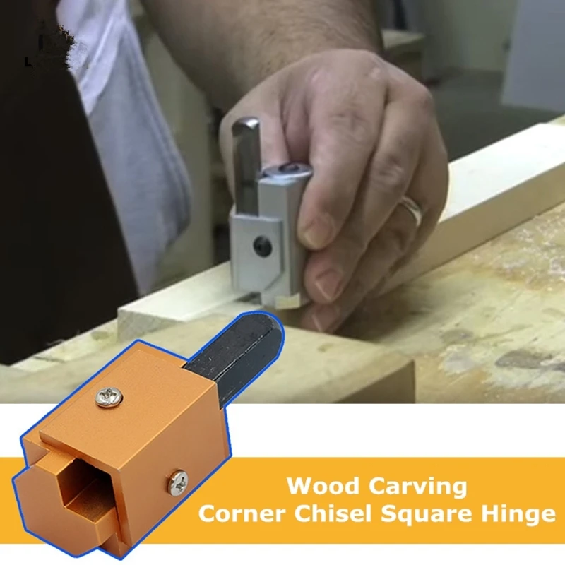 Carving Corner Chisel Square Hinge Quick Cutting for Squaring Hinge Recesses Wood Door Hinge Mounting Woodworking Tools