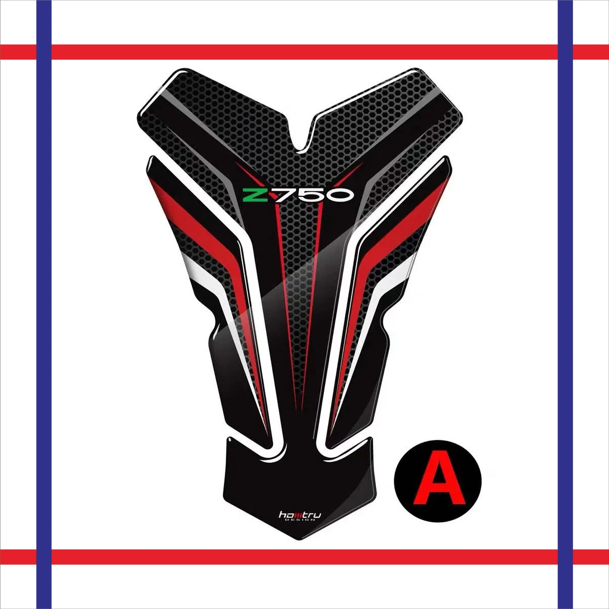 Рисунок 3 - 3D-наклейки на бак мотоцикла Kawasaki