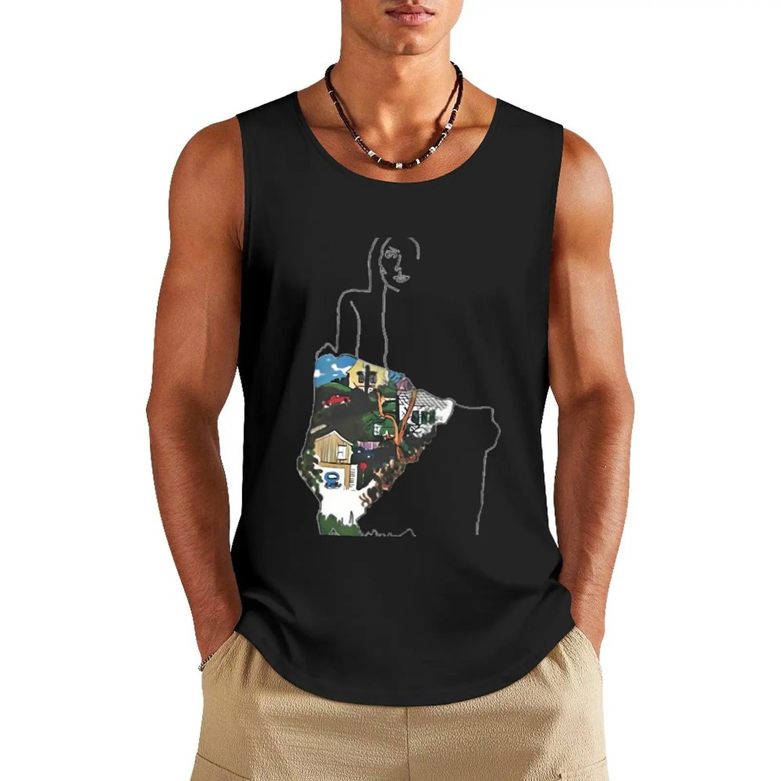 

Ladies of Canyon Joni Mitchell Tank Top sleeveless man shirts quick-drying t-shirt anime cute tops