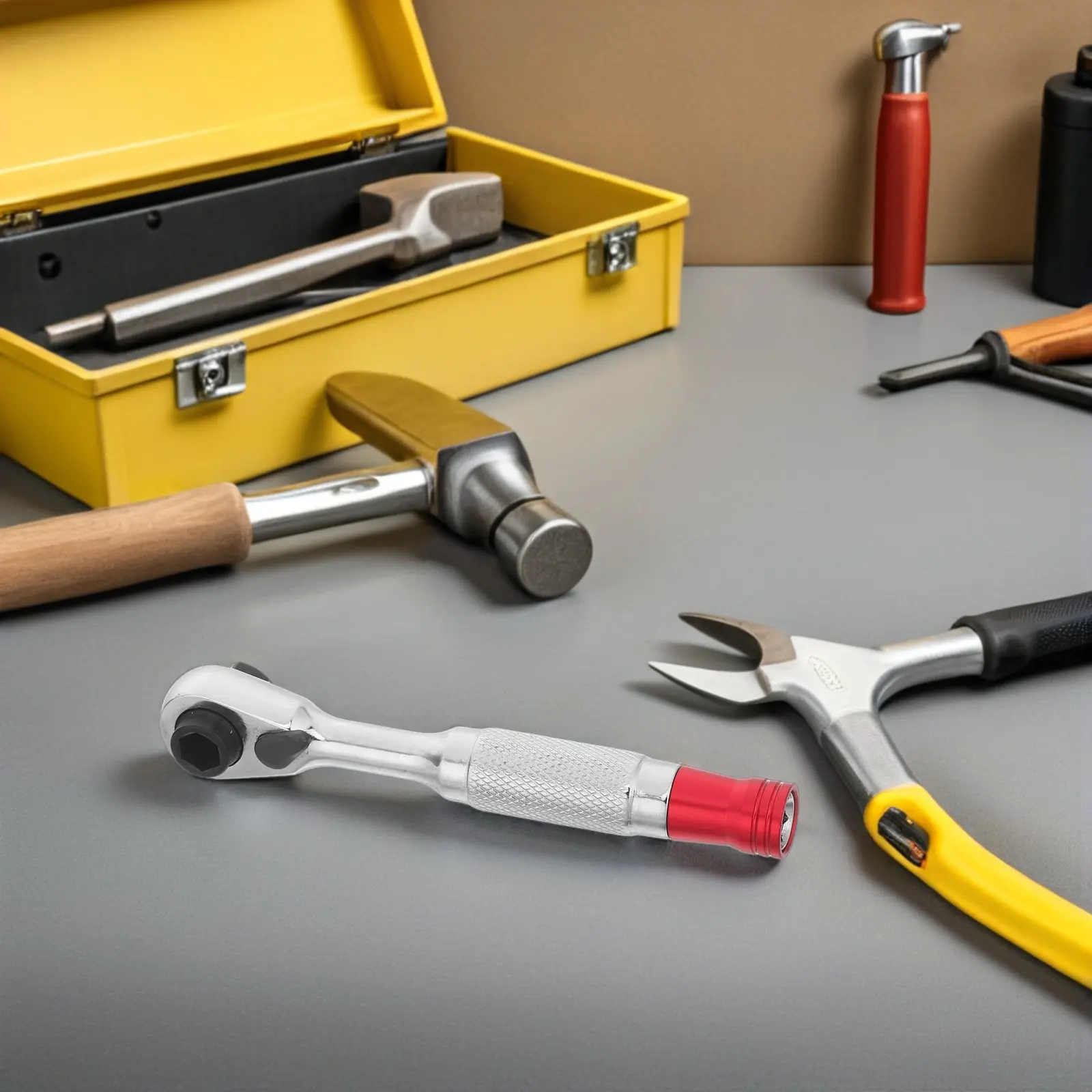 

Мини-трещоточный ключ с удлиненной ручкой и гибкой головкой для обслуживания велосипедных вилок и подвески, инструмент для авторемонта, регулируемый