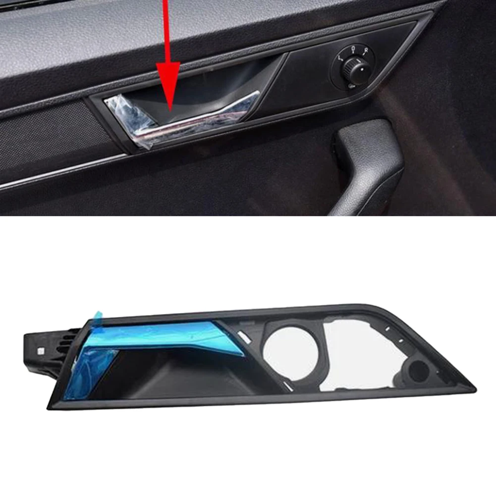 Poignée de porte interne d'actionneur 2015 – 2017, entretien du véhicule, pièce noire argentée pour usage quotidien pour Skoda pour Fabia