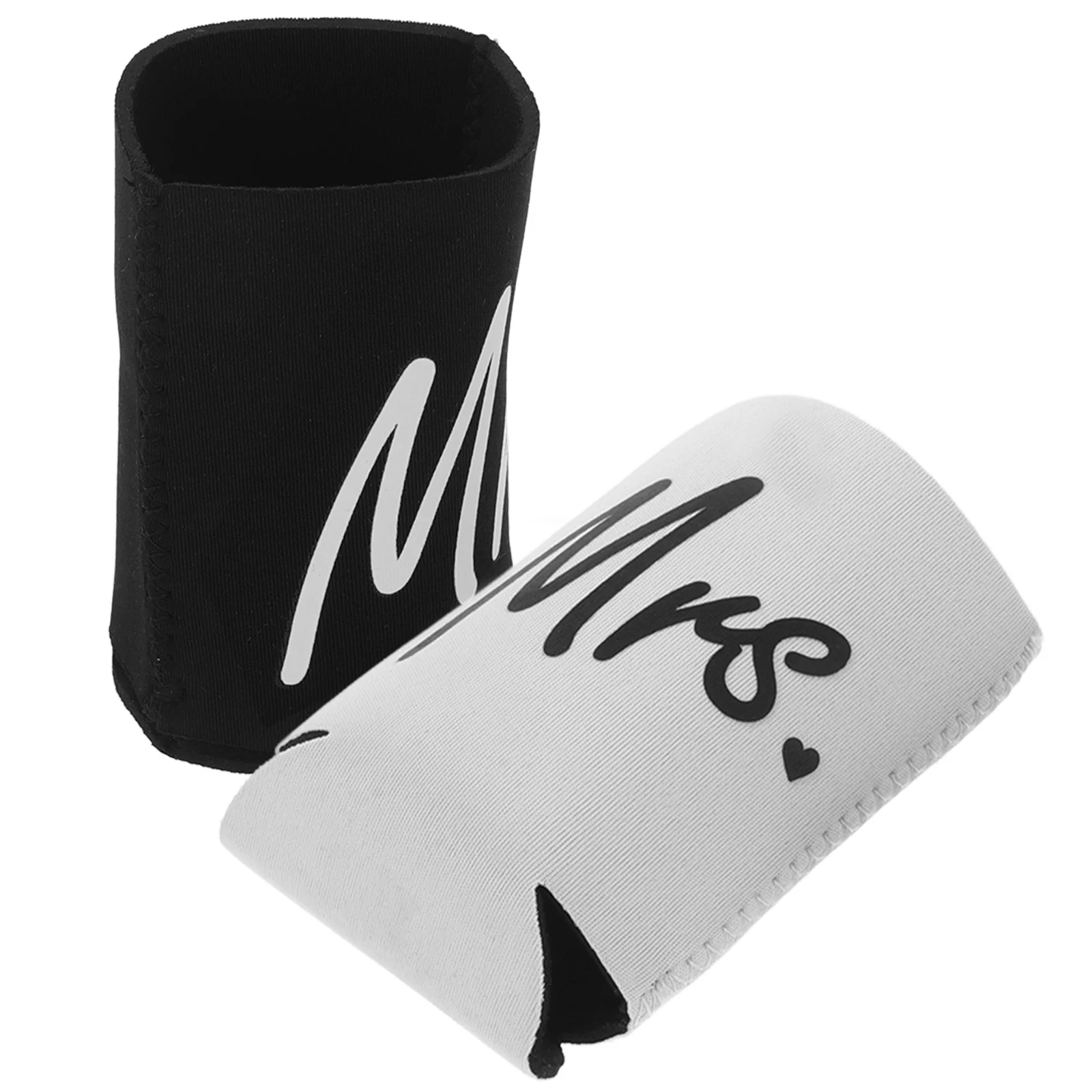 

2Pcs Wedding Can Coolers Mrs Mr Can Holders Slim Beverage Sleeve Beer Soda Drink Coolers Bride Groom Party Decorations