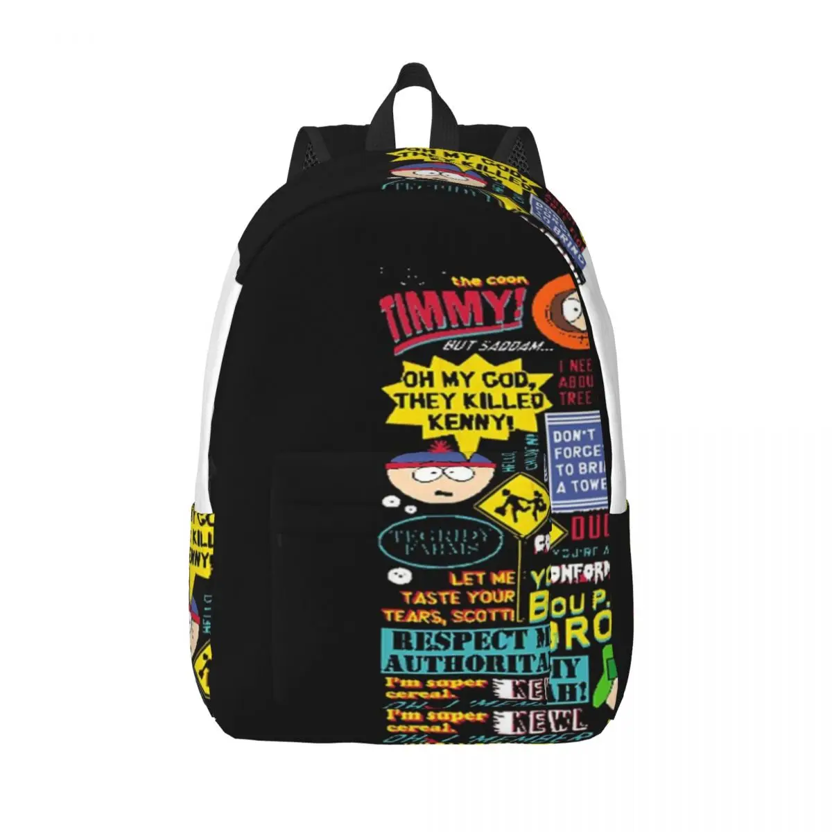 

South Park Quotes T-Shirt Simple and stylish backpack Canvas backpack Feminina backpack