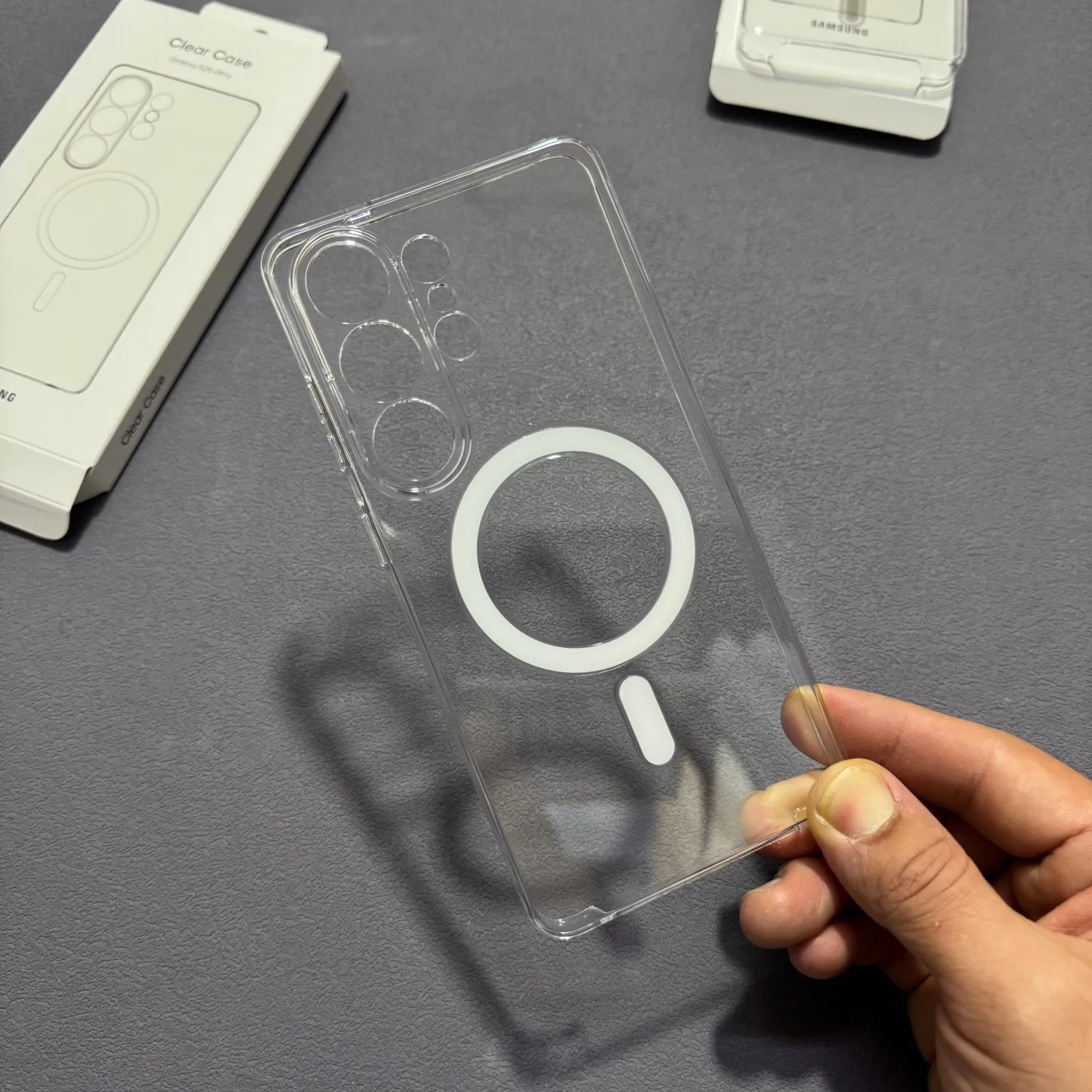 Anti-Yellowing Magnetic Clear Case For Samsung Galaxy S26 Ultra S26+ Plus Magnet Premium Acrylic Phone Cover For Magsafe