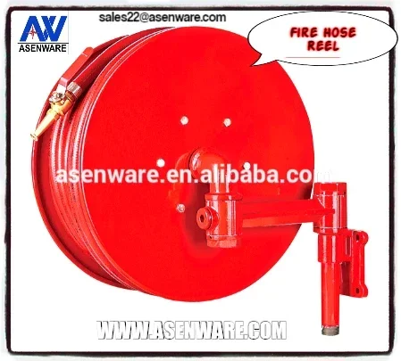 DN19 30M ชนิดใช้มือหมุน ชนิดอัตโนมัติ สายดับเพลิงแบบม้วน สำหรับดับเพลิง