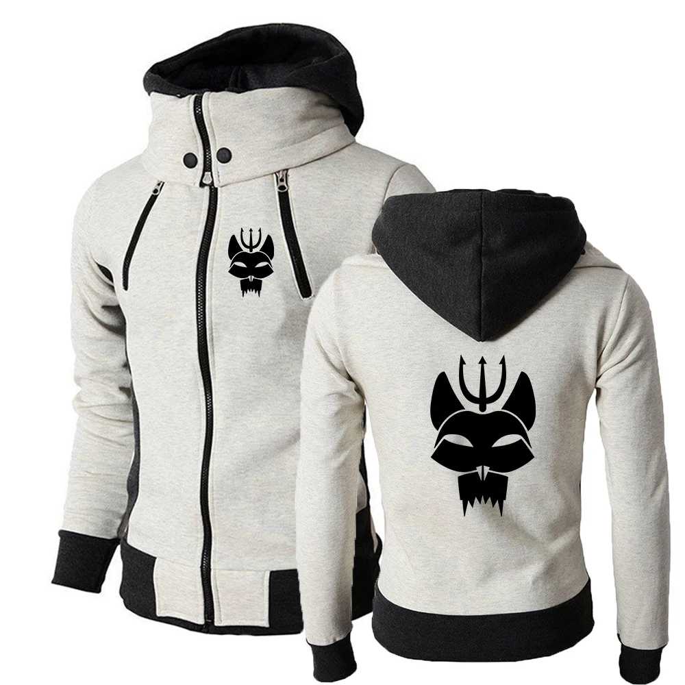 2026 Spring And Autumn Men's Daily Commute Simple Style Leisure Hoodies Naval Seals Bravo Team Logo Print Cardigan Coat Jacket