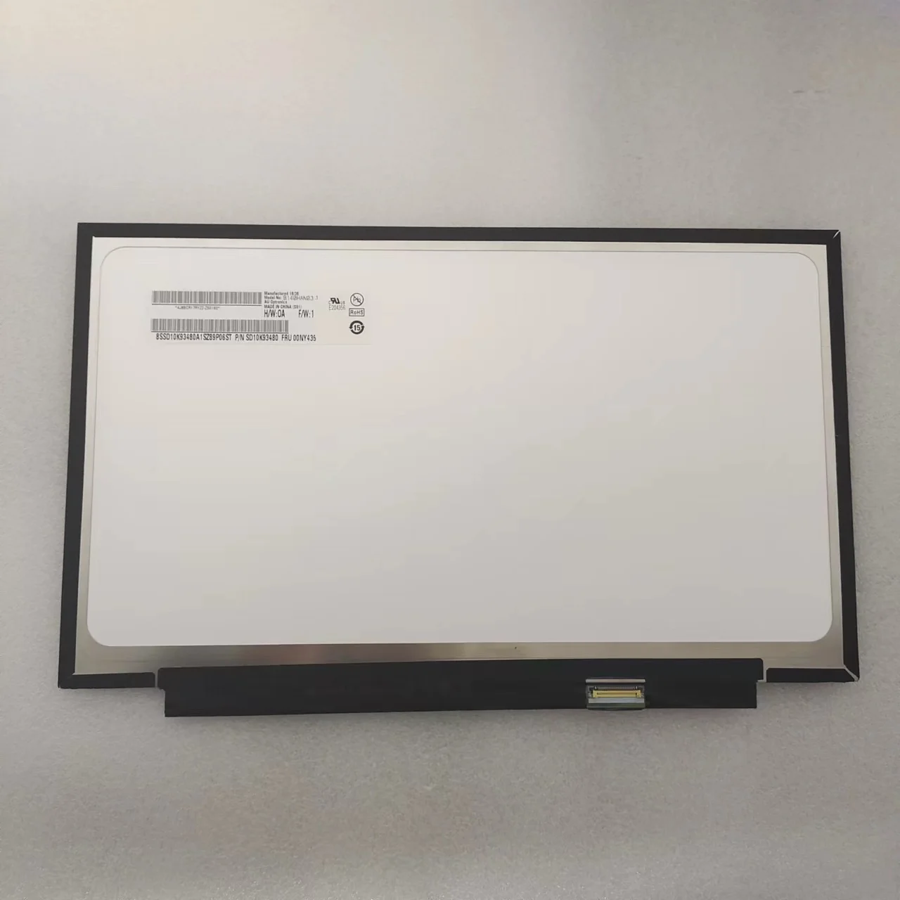 Imagem -02 - Tela Lcd para Lenovo Thinkpad x1 Carbono sem Toque Exibição de 30 Pinos B140han03.1 B140han03.5 B140han03.6 00ny435 5ª 6ª Geração