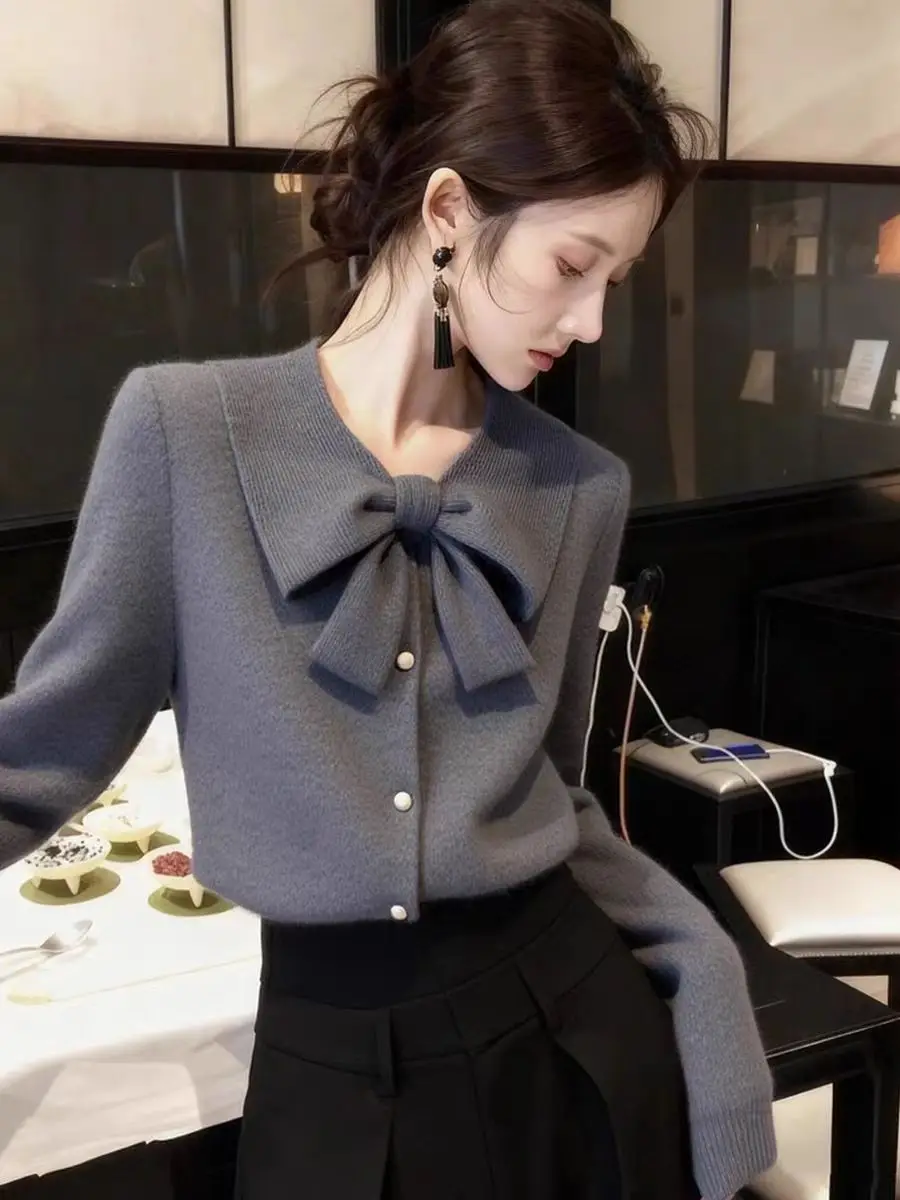 

Вязаный свитер с узлами для женщин: уникальный, красивый, мягкий, из вискозы, с длинными рукавами, для ношения под одеждой, зимний, модный