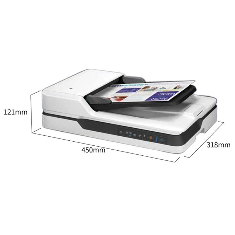 DS1630/1610/1660W scanner high-definition high-speed A4 color document automatic feeding double-sided continuous PDF