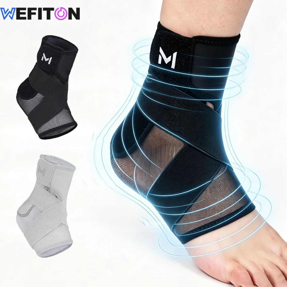 Breathable Ultra Thin Ankle Support Brace for Men Women,Lightweight Compression Stabilizer Wrap,Low-Profile Foot Brace for Sport