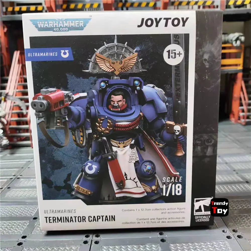 【JOYTOY】Warhammer 40K Ultramarines Terminator Captain 1/18 Action Figure Toys view 5