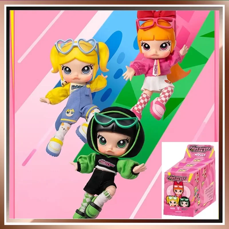 

The Powerpuff Girls Seasonss Pop Mart Blind Box Mystery Box Collectible Ornament Children Toys Toys Birthday Gift for grils