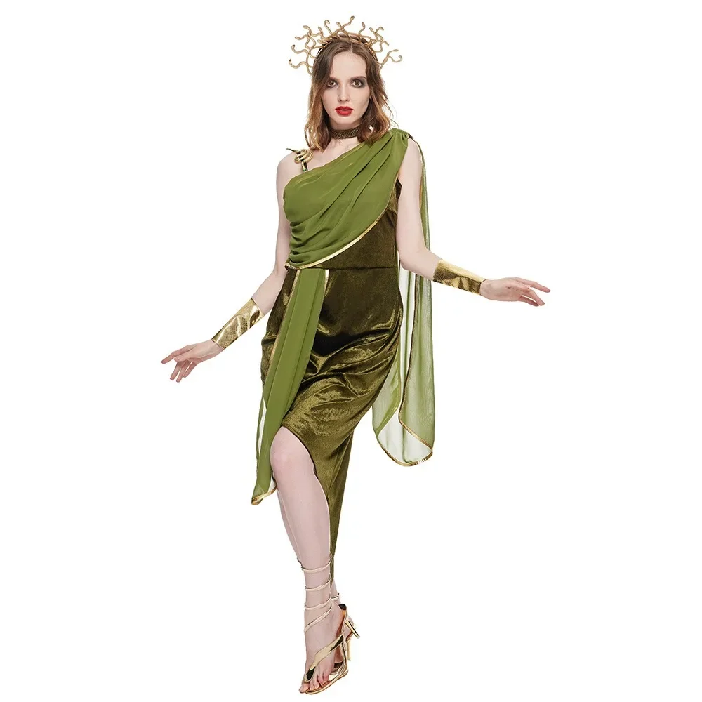 Medusa Cosplay Costume Halloween New Costume Bar Party Performance Costume Female Adult Cosplay Costume