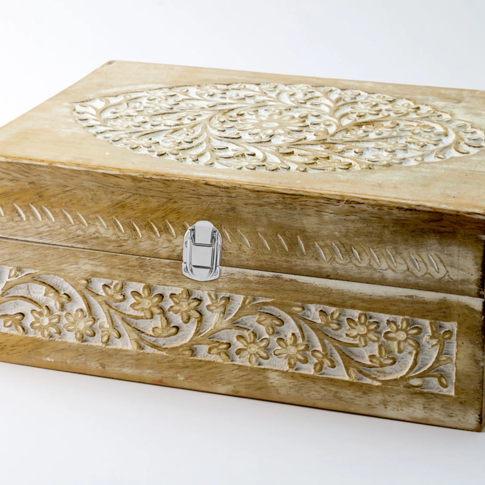 

3pcs Metal Lock Catch Hasps For Box Suitcase Case Latch Buckle Tool Box Locks Diy Craft Hardware Accessories