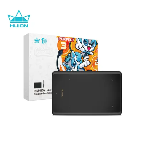Huion H420X Tableta De Dibujo Gráfico Portátil 4.17X2.6