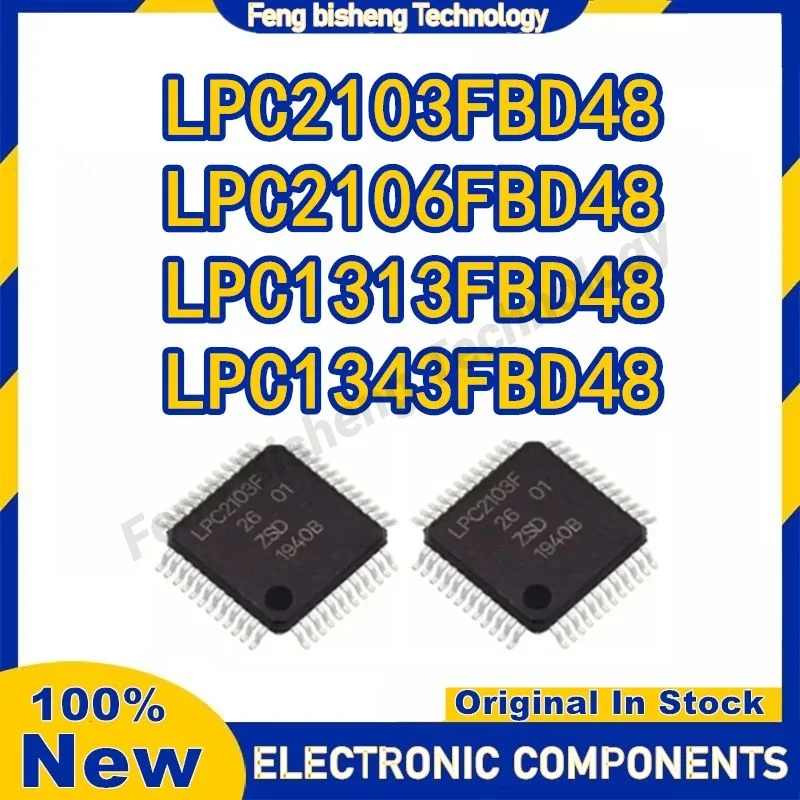 LPC1313FBD48 LPC1343FBD48 LPC2103FBD48 LPC2106FBD48 LPC1313FBD LPC1343FBD LPC2103FBD LPC2106FBD LPC IC MCU Chip LQFP48 auf lager
