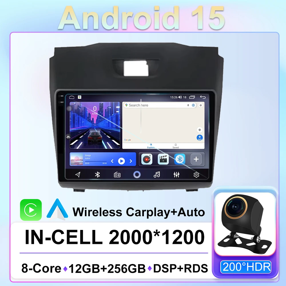 

Автомобильный радиоприемник Android Carplay 2Din мультимедиа для Chevrolet TrailBlazer 2012-2016 S-10 S10 Colorado для Isuzu D-Max DMAX стерео GPS