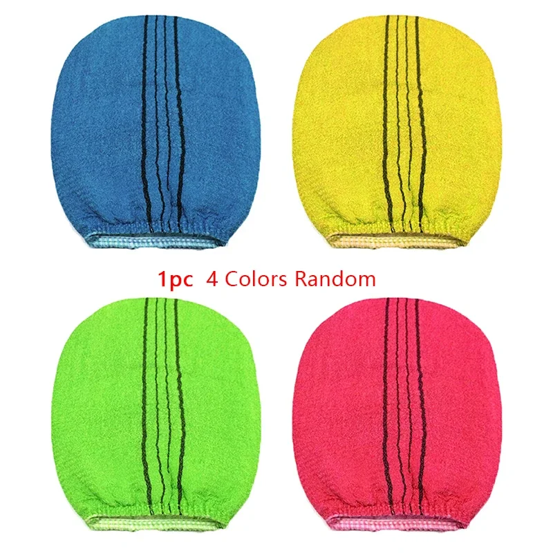 1PC 4 Colors Bathing Wipes Korean Italy Exfoliating Body-Scrub Glove Towel Green Red Rubbing A Bath Glove Body Scrubber