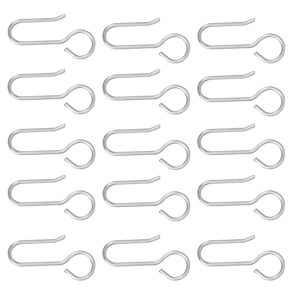 50Pcs Sleek Ceiling Curtain Hooks Heavy Duty Sliding Glider Hooks for Drapes Shower Curtains Ceiling Decoration Track System