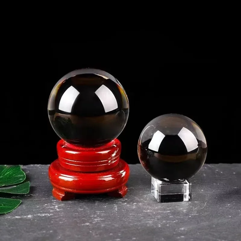 Topest quality lensball with stand for photography crystal ball supplier 60mm/80mm crystal ball with base fortune ball