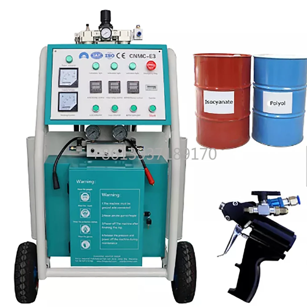 Chinese Cheap Portable Polyurethane Pu Spray Foam Machine for Wall Roof Tank Container Insulation