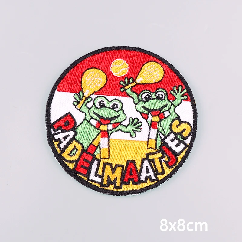 Oeteldonk Carnaval geborduurde badge opstrijkbare patch voor Nederlandse feestkostuum en uniforme souvenir van Kruikenstad Denstad Bosch geschenken