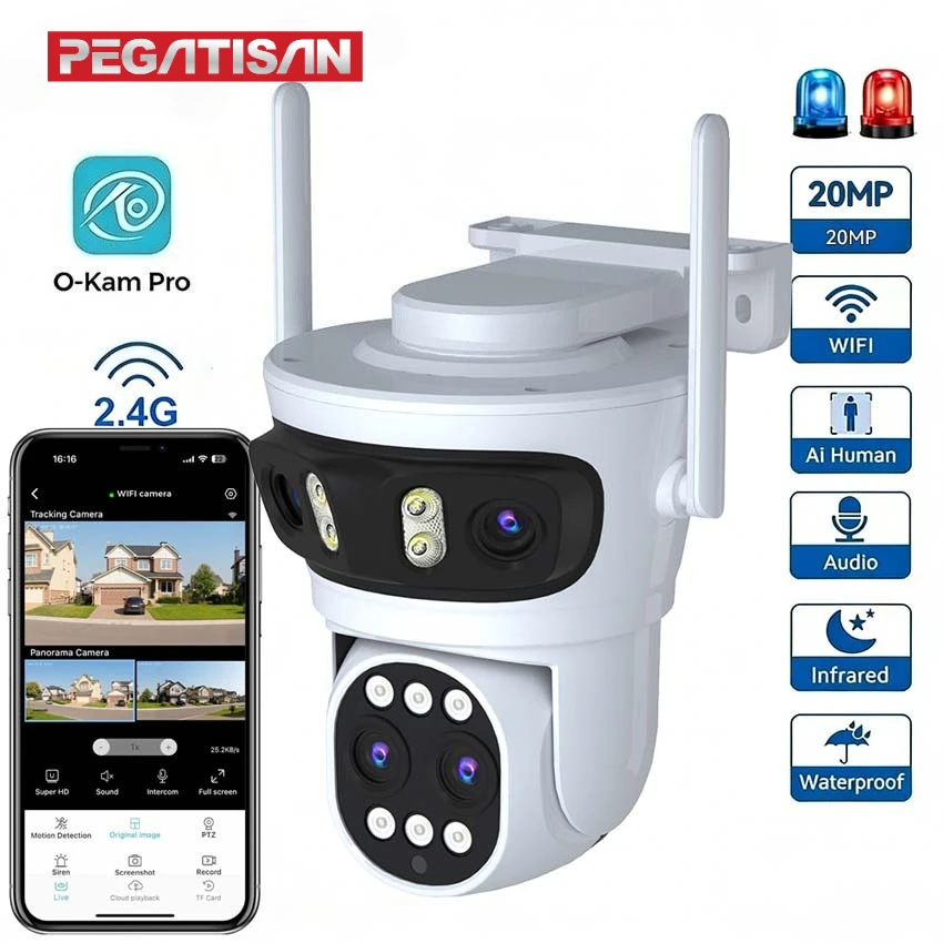 camera-wifi-exterieure-ptz-4-objectifs-3-Ecrans-zoom-numerique-10x-suivi-automatique-ia-liaison-video-bluetooth-camera-de-securite-ip-o-kam-pro