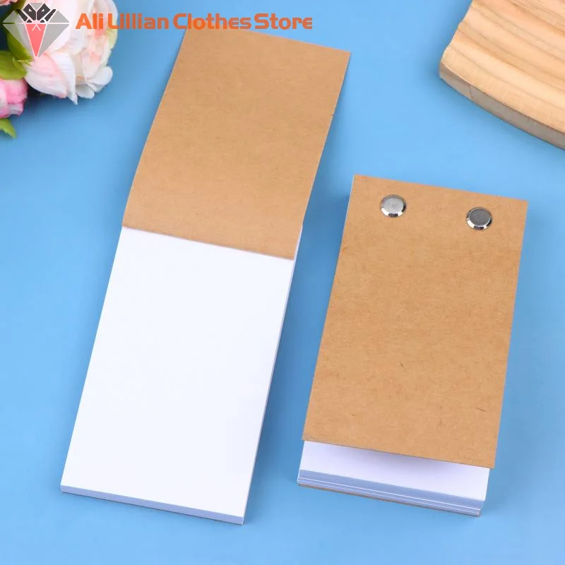 New.Blank Flip Book Kit With 60/100 Sheets Animation Paper Flipbook Binding Screws For LED Tracing Light Pad Drawing Sketching
