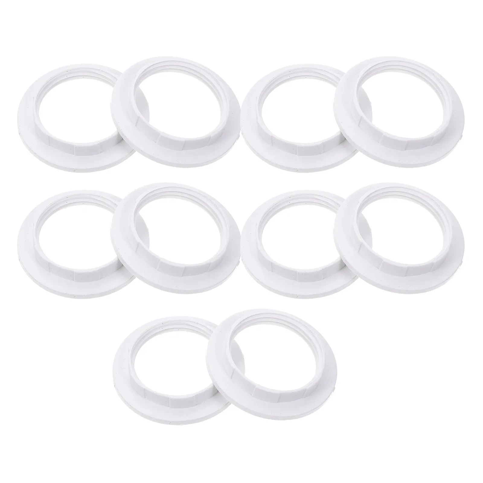 

10 шт. Кольцевые крепежные кольца E27 для ламп, прочные, устойчивые к повреждениям, пластиковые, профессиональные, для внутреннего использования