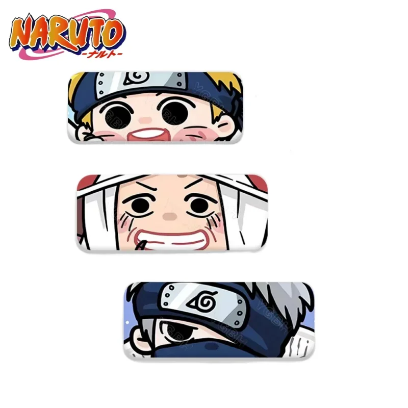 Naruto q version Naruto Sasuke Kakashi glasses box double-sided anti-fall glasses sunglasses storage box high value creative