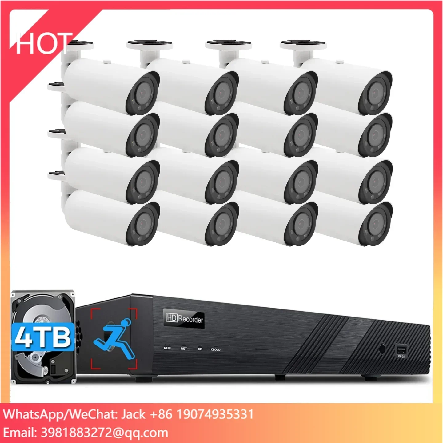 

UIN 5mp Poe Outdoor Surveillance Camera System 8 Channel H.265 Waterproof Cctv Camera With Voice Recording