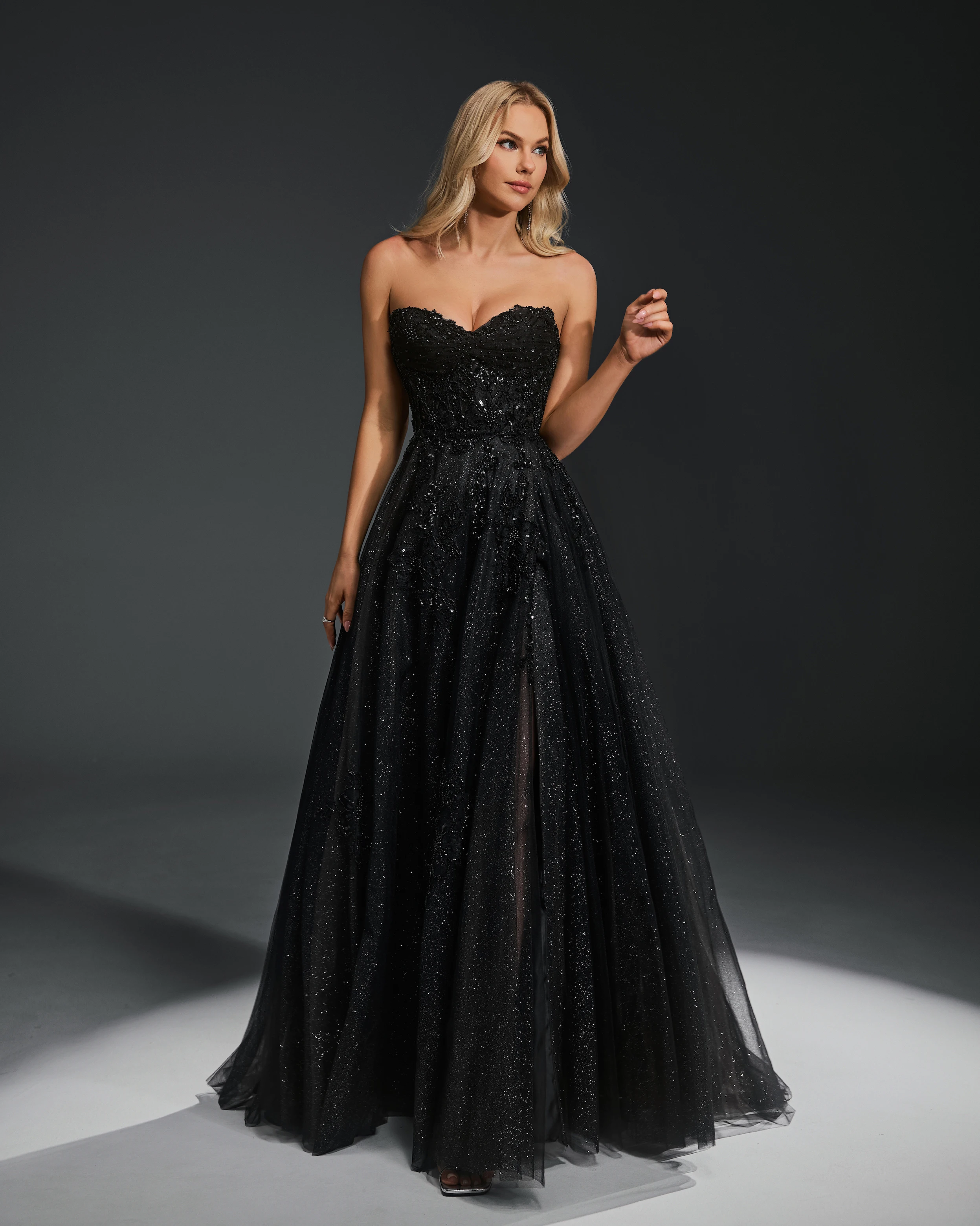 شاليمار تشانغ فساتين سوداء موضة السيدات فستان سهرة مثير فستان حفلة فاخرة للنساء حفل زفاف مخصص