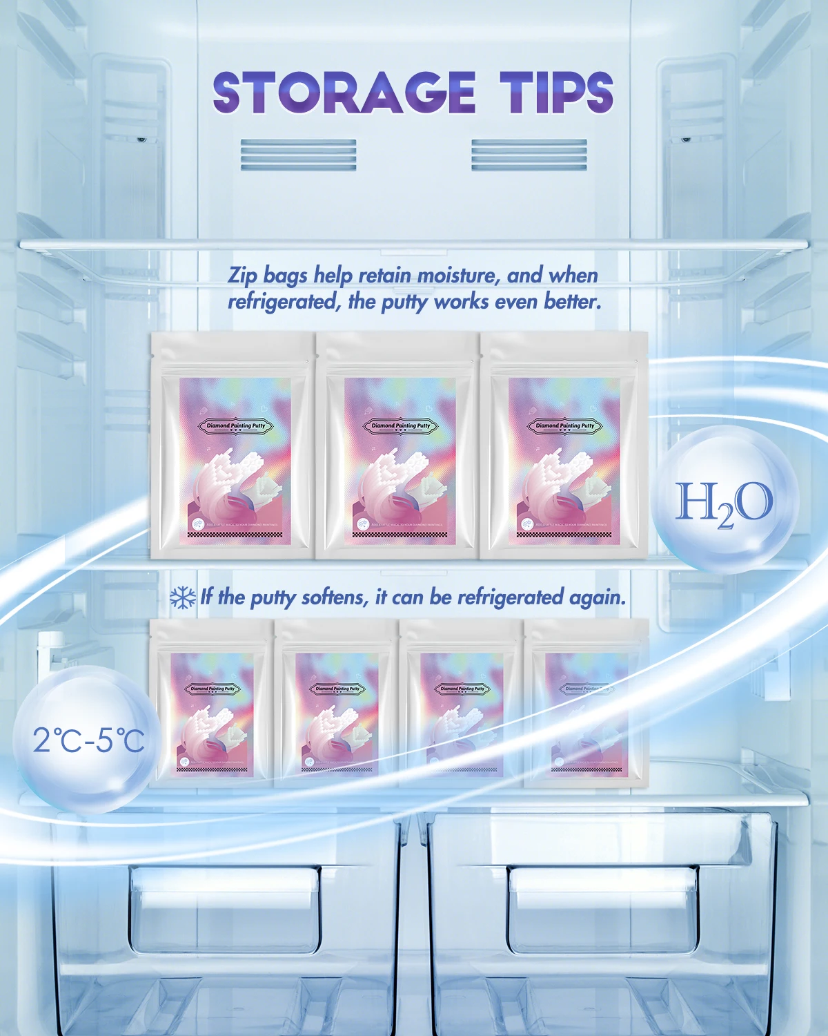 Diamond Painting Putty Set 6