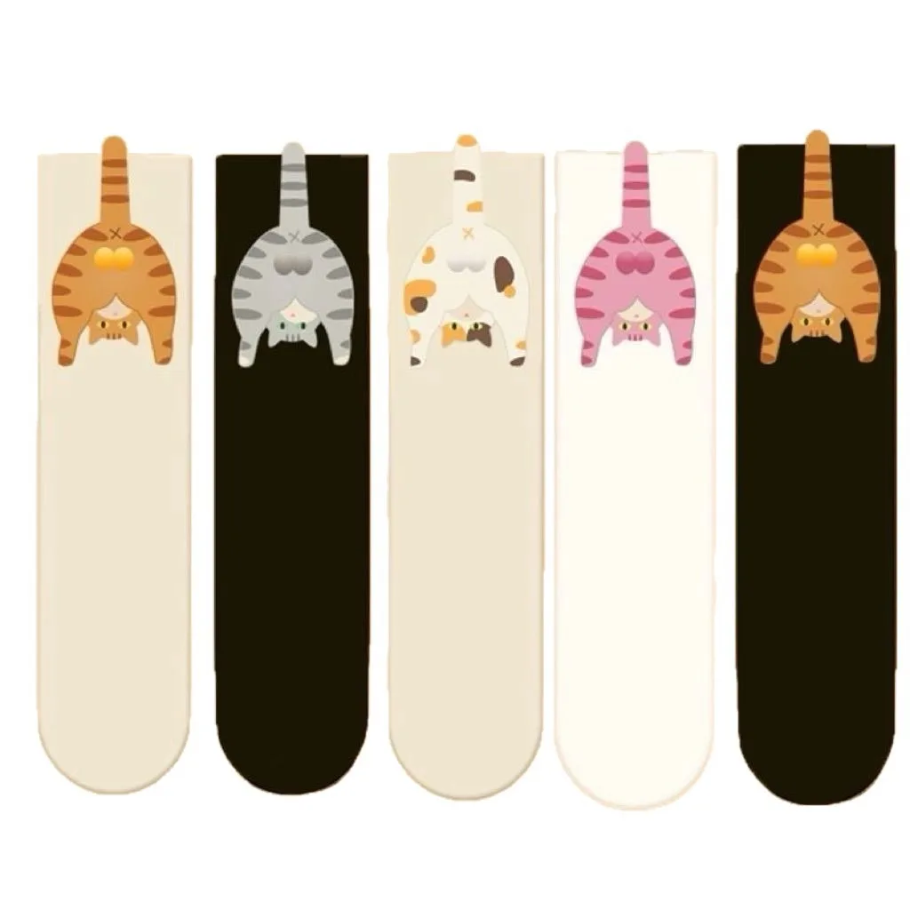 Chaussettes de couple d'œufs de chat de dessin animé mignon, confortables, mi-mollet pour la maternité, boules d'œufs de chat 3D, conception unique, cadeau pour les amoureux des chats de Noël